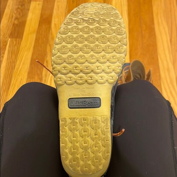 L.L. Bean Duck Boots - Brown and Navy - Picture 2 of 8